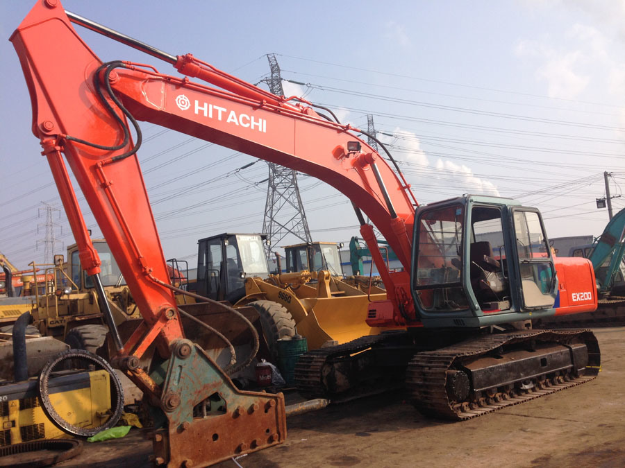 China 
                Gebrauchte Hitachi Ex200-3 Bagger, Gebrauchte Hitachi Crawler Bagger
             Lieferant