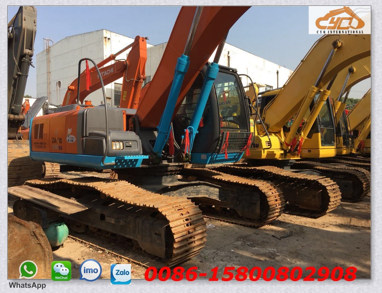 China 
                Hitachi Zx240 굴삭기/일본 원작 기계 사용 판매
             supplier