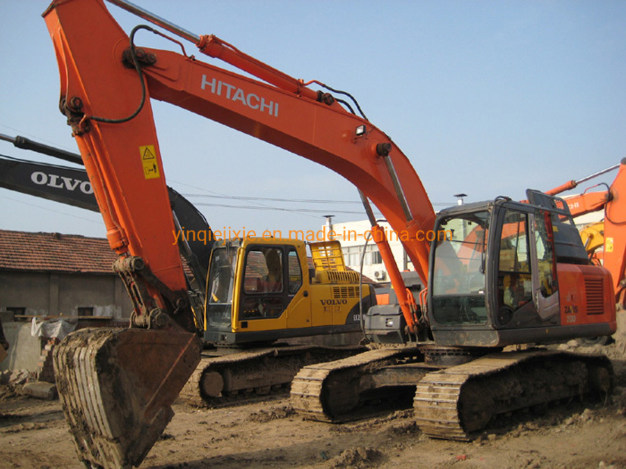 
                Usado escavadeira hidráulica Hitachi ZX200 (Hitachi ZX200 escavadoras) , utilizado a Hitachi escavadora de rastos
            