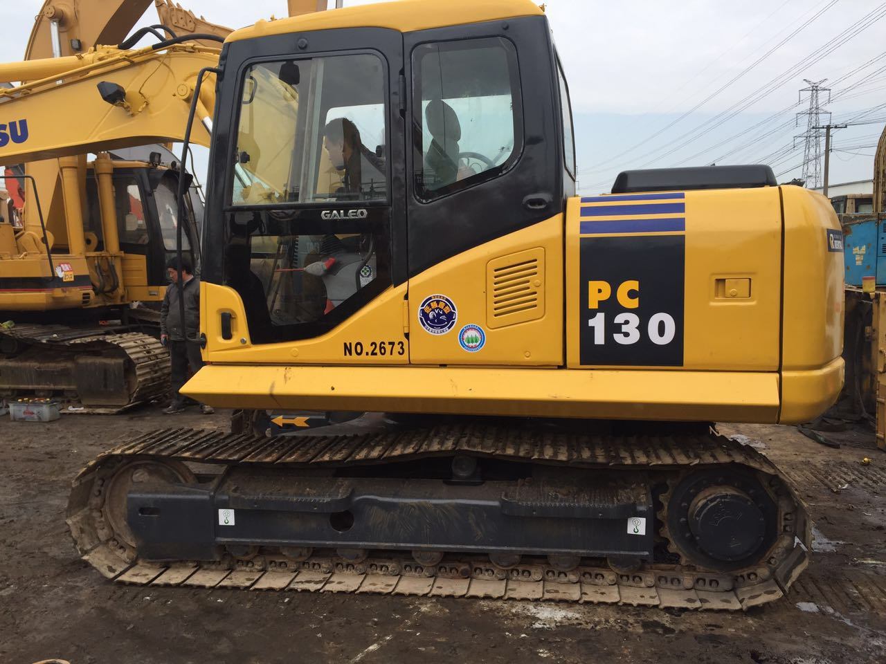 Used Hydraulic Medium Komatsu Excavators Komatsu PC130-7