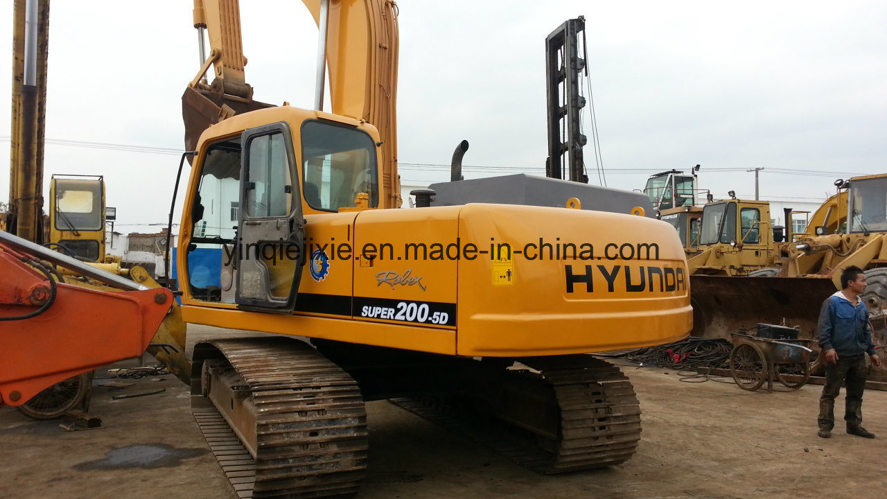 Used Hyundai Crawler Excavator Hyundai Robex 200 Excavator for Sale