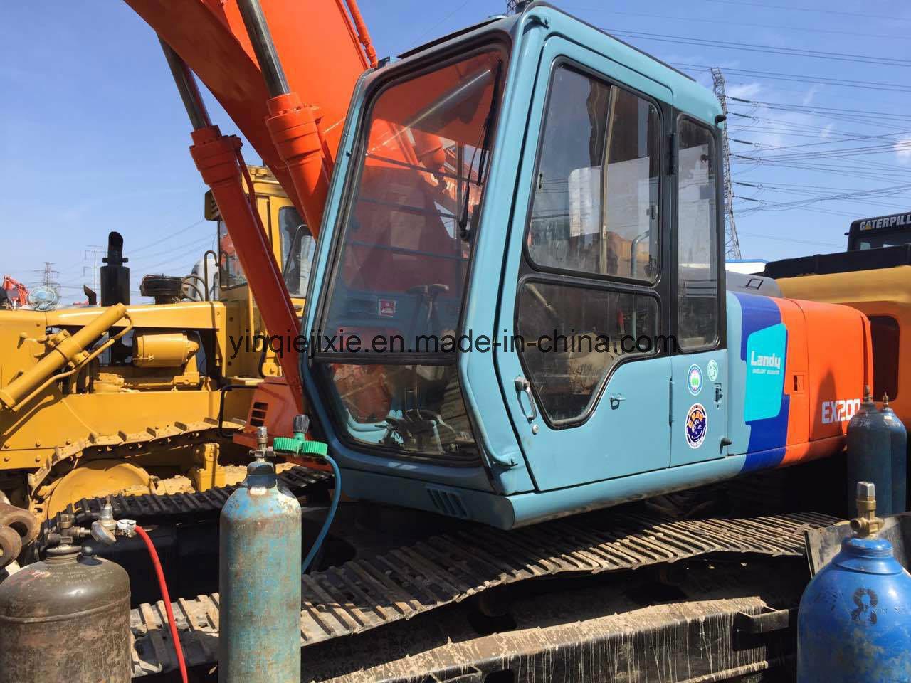 China 
                중고 일본 오리지널 Hitachi Hydraulic 굴삭기 Hitachi EX200
             supplier