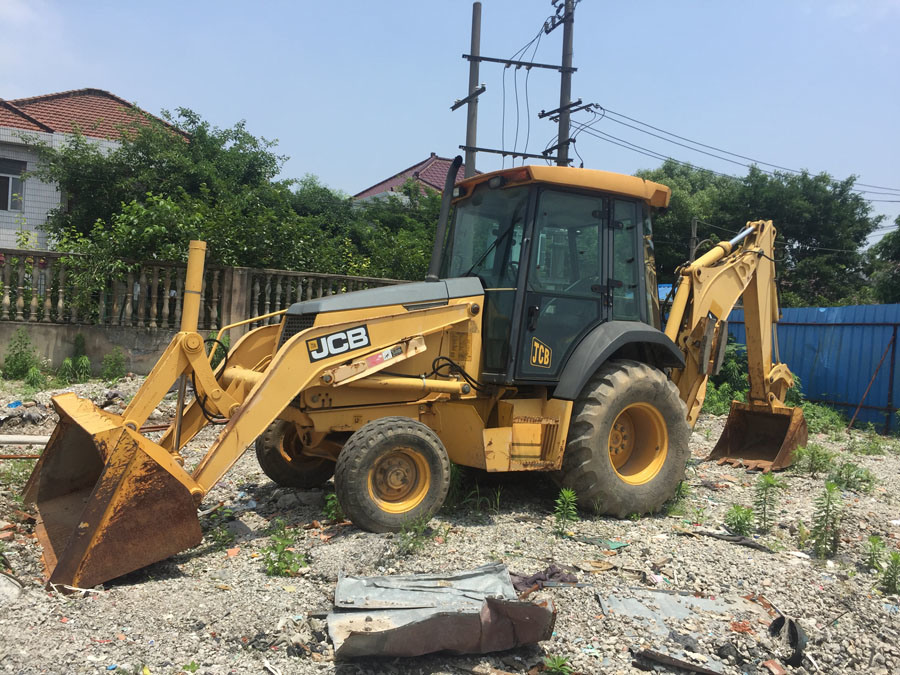 Chine 
                Utilisé JCB 3CX/4cx tractopelle en bon état, d′occasion JCB 3cx chargeuse à direction à glissement à bas prix
             fournisseur