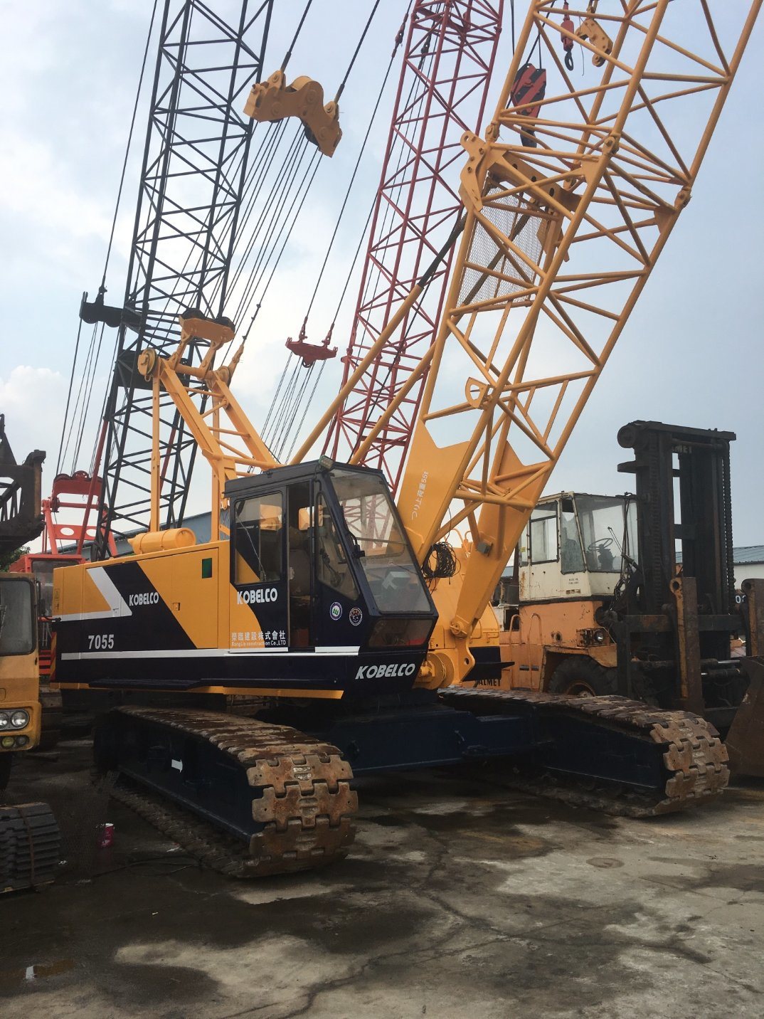 Chine 
                Utilisé Kobelco 7055 55t Crane avec une haute qualité à bas prix de vente à chaud
             fournisseur