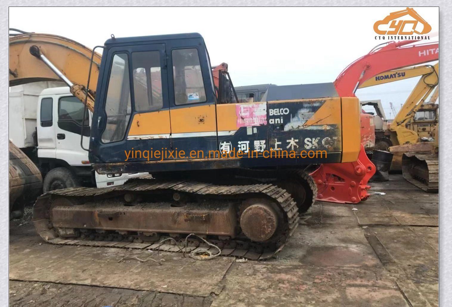 China 
                Usado escavadeira Kobelco, 0.7Cbm Kobelco escavadora de rastos, 18ton escavadoras para venda
             fornecedor