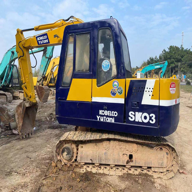 
                중고 Kobelco Sk03 Sk04 Sk07n2 크롤러 굴삭기, 중고 굴삭기 Kobelco Sk07 유압식 굴삭기
            