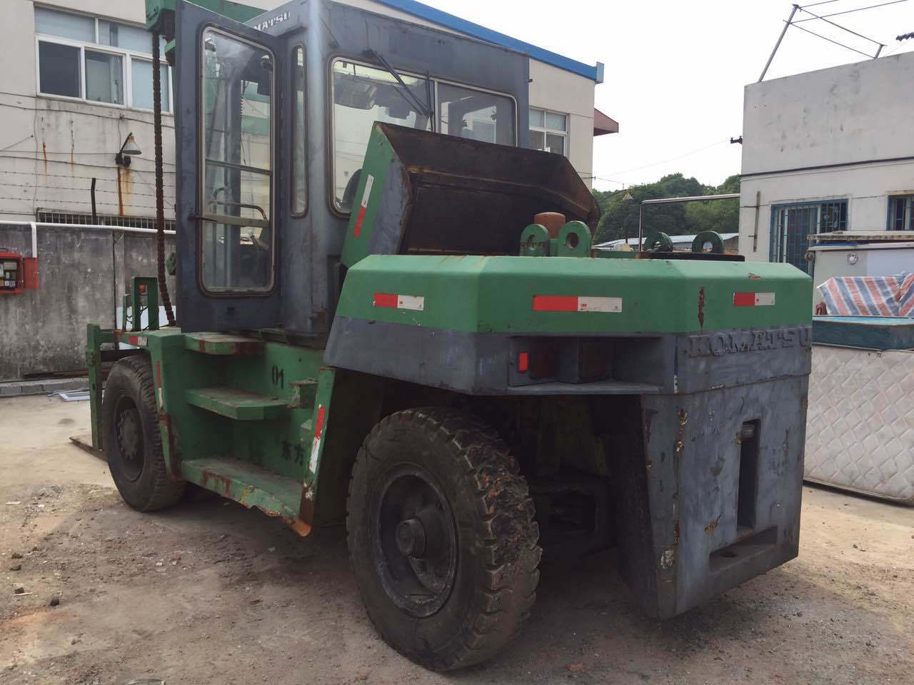 Used Komatsu 10t Forklift, Japan Used Forklift Komatsu Diesel Forklift