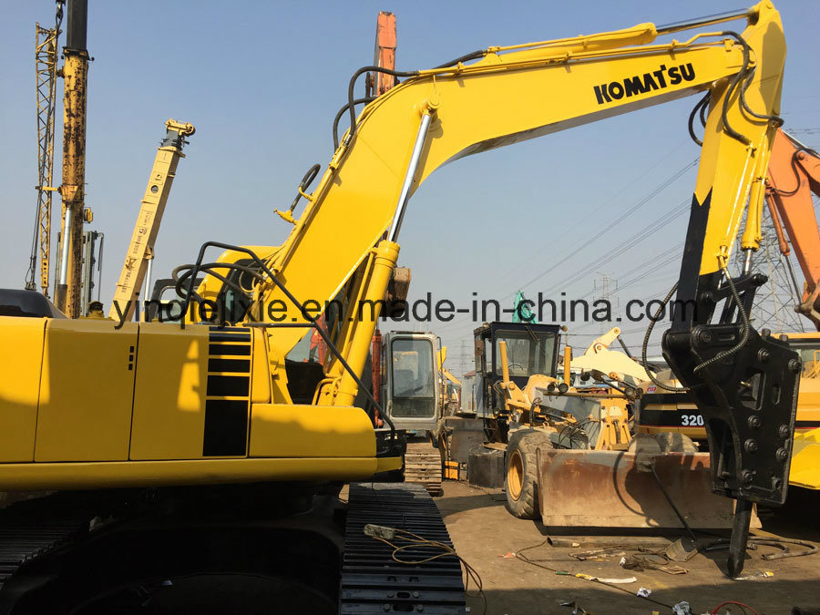 Used Komatsu PC200-6 Excavator with Jack Hammer Used Excavator with Breaker Komatsu PC200 Excavator