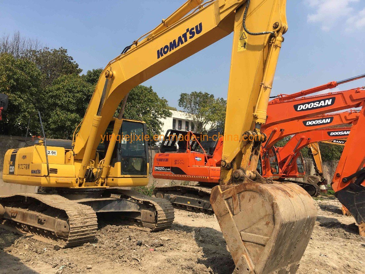 Used Komatsu PC220-7 Crawler Excavator Second Hand Excavator Komatsu Excavator