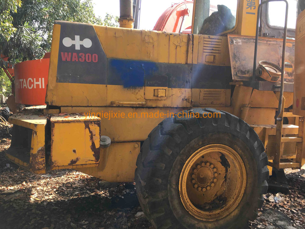 China 
                Komatsu Wa300-1 휠 로더 일본 오리지널 Komatsu W300 로더를 사용했습니다 판매
             supplier