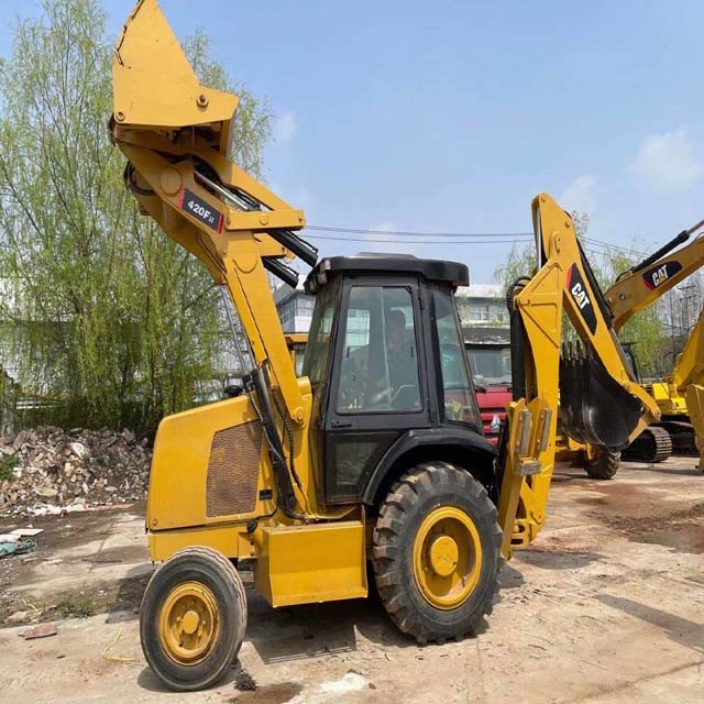 China 
                Gebraucht Neu Modell Cat 420f Baggerlader, gebraucht Caterpillar 420f Lenklader
             Lieferant