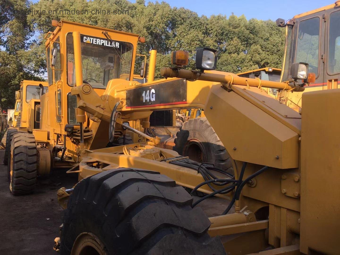 Used Original Caterpillar Motor Grader Cat14G Good Working Condition