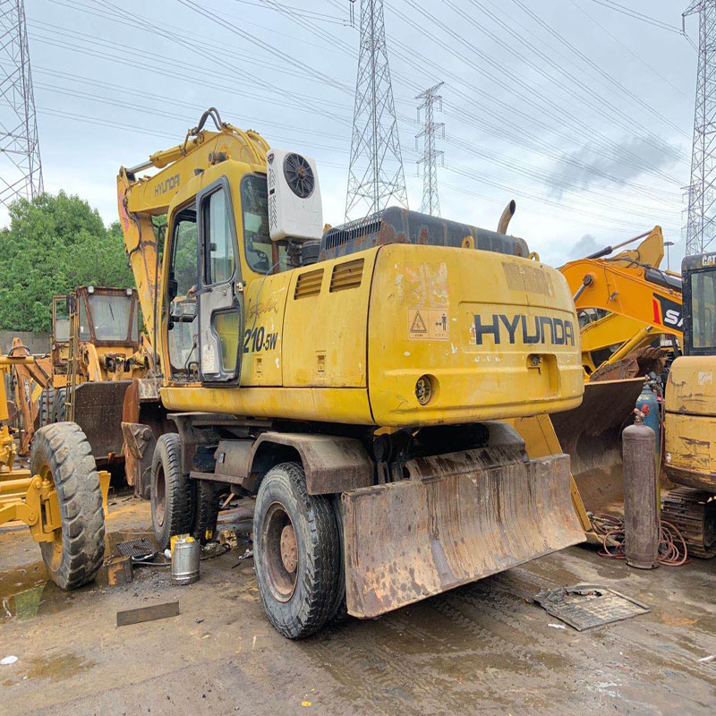 China 
                Gebruikte originele Hyundai 210/210-5 graafmachine op banden van Super Chinese Honest Leverancier in goedkope prijs te koop
             leverancier