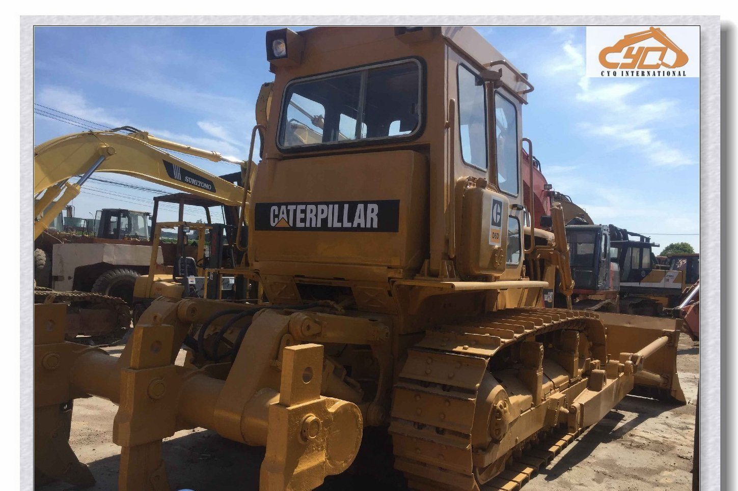 
                Gebruikte machines voor de wegbouw gebruikten Cat bulldozer D6d tweedehands Caterpillar bulldozer D6
            