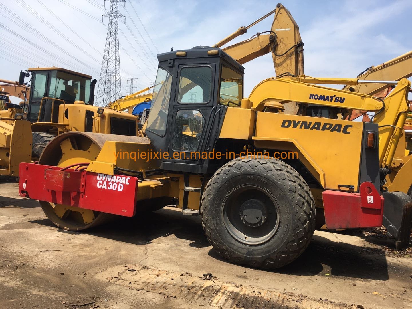 Used Road Roller Vibratory Roller Dynapac Ca30, Ca25, Cc211, Ingersollrand SD100 Roller with Cummins Engine