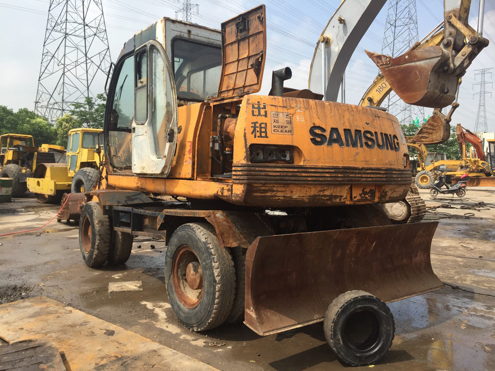 Used Samsung Wheel Excavator Samsung Mx6w-2 Wheel Excavators