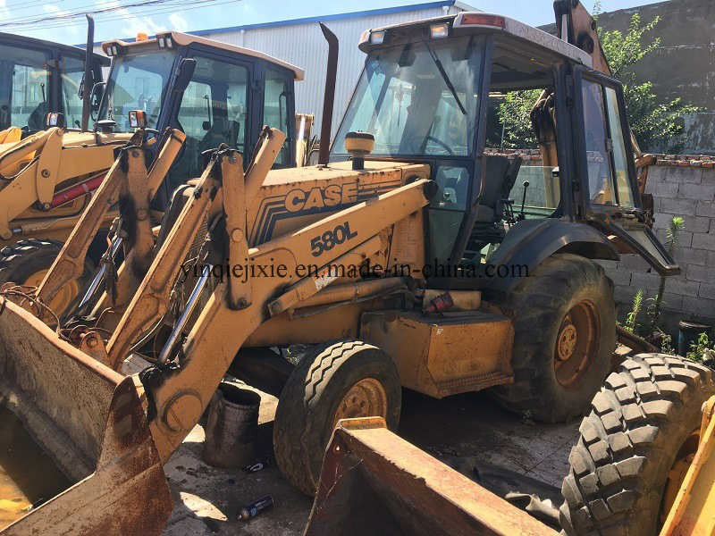 Used/Secondhand Case 580L Backhoe Loader 4X4 Wheel for Sale