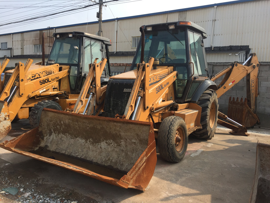 Used/Secondhand Case 580L Backhoe Loader 4X4 Wheel with Good Condition in Low Price