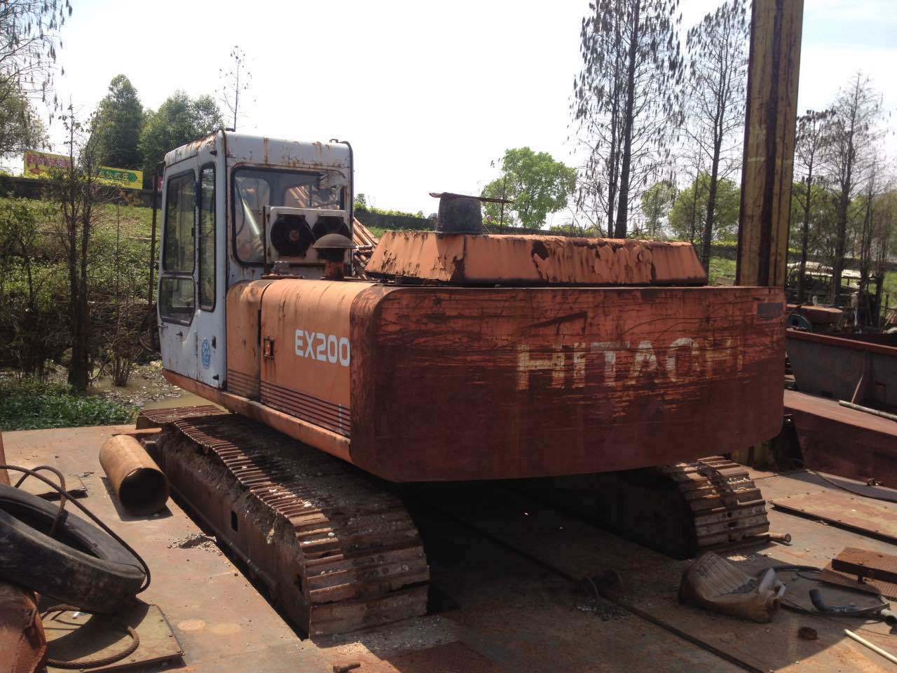 
                Usa/Hitachi EX200 de segunda mano/EX200-1/EX200-2 Original de la excavadora de Japón en Venta caliente
            