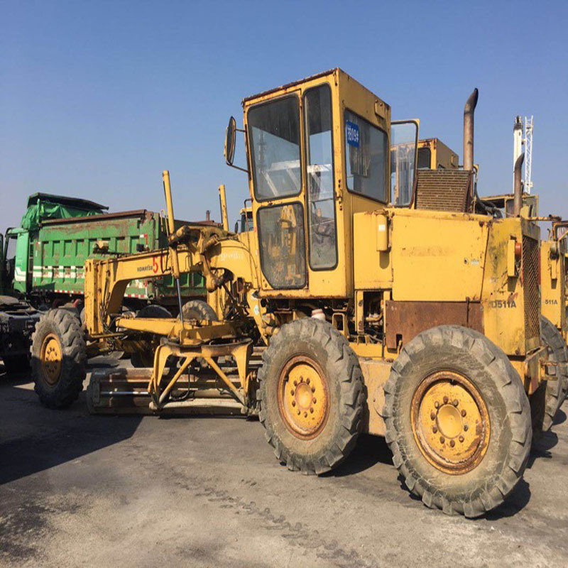 Used/Secondhand Komatsu Original Japan Gd511 Motor Grader Original Japan From Shanghai China Supplier