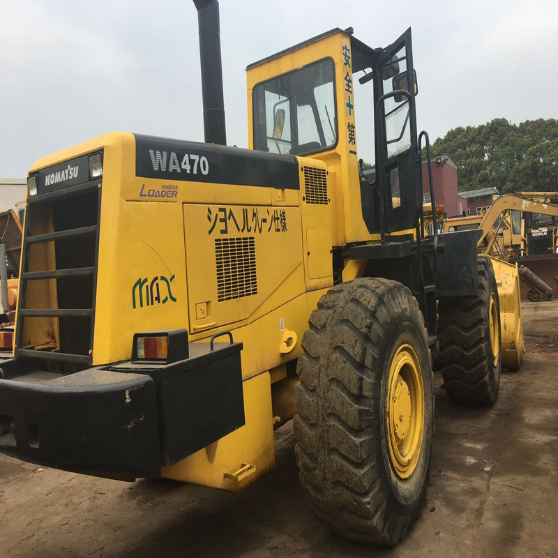 Used/Secondhand Original Japan Komatsu Wa470 Wheel Loader From Chinese Trust Supplier for Sale