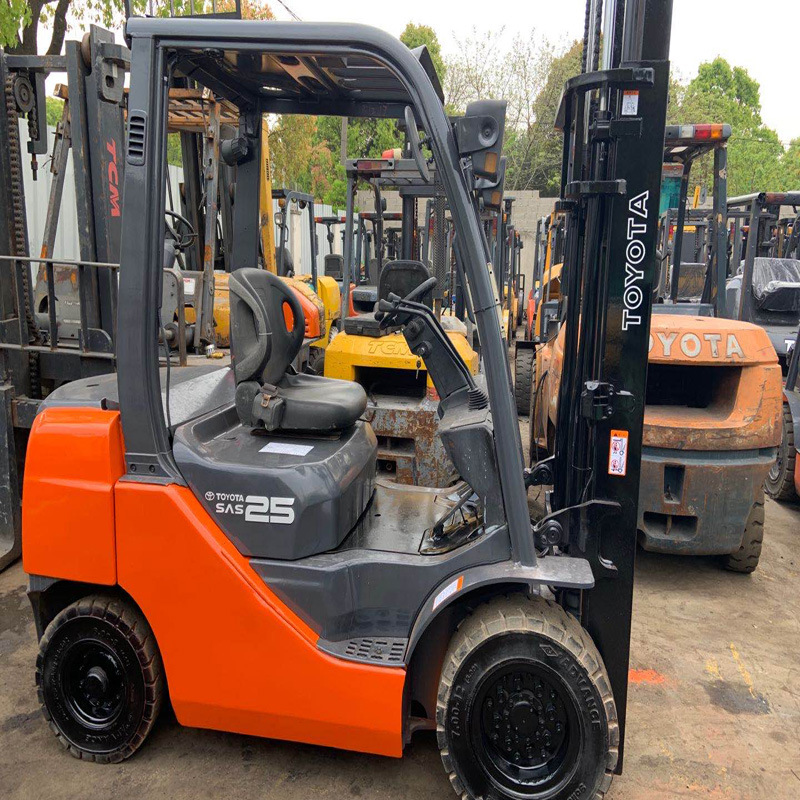 Used Toyota 2.5t Forklift, Secondhand 2.5t/3t Forklift in Working Condition From Shanghai China Honist Supplier