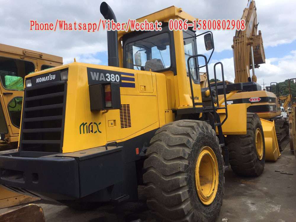 China 
                중고 휠 로더 Komatsu Wa380-3 로더 기계에서 로더 Komatsu를 사용했습니다 로더 셔블 로더
             supplier