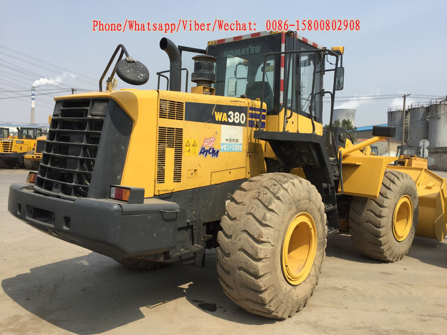 Used Wheel Loader Komatu Wa380-6 Used Komatsu Komatsu Payloader Komatsu Wa380