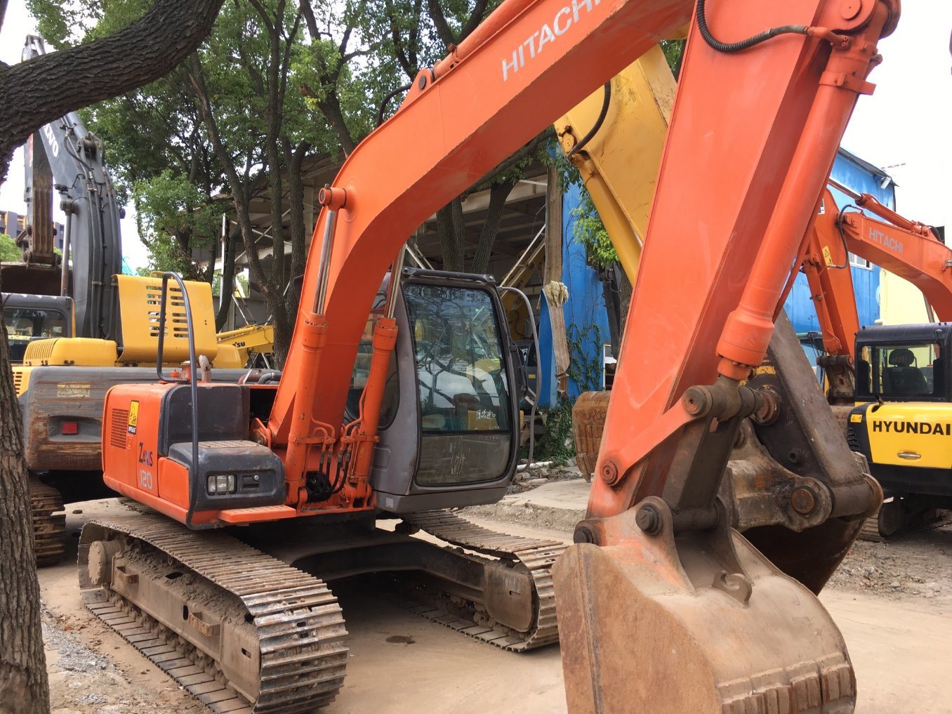 Used Zx120 Hitachi Japan Excavator, Original Hitachi Crawler Excavator