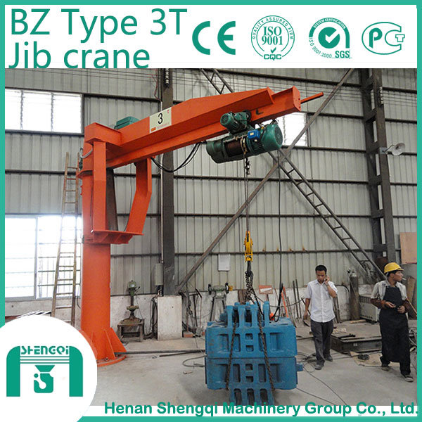 China 
                2016 elektrisches Hoist bewegliches BZ Type Jib Crane 3 Ton
             Lieferant