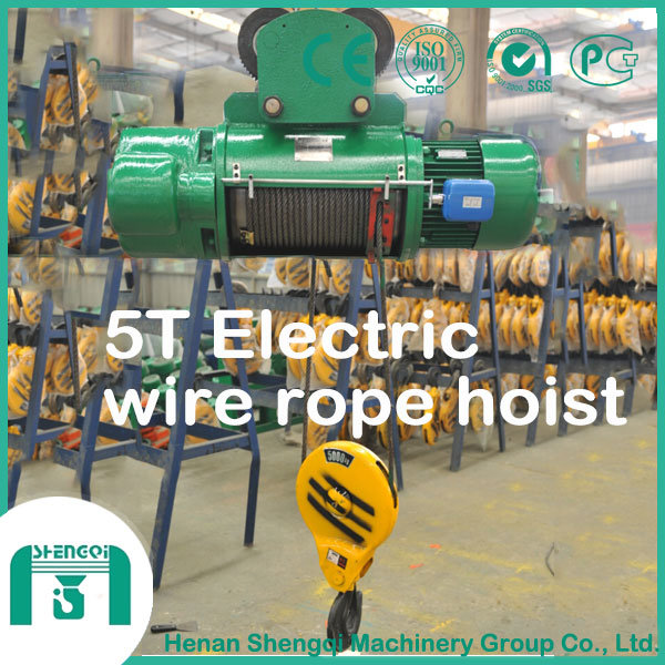 2016 Shengqi 5 Ton Electric Wire Rope Hoist