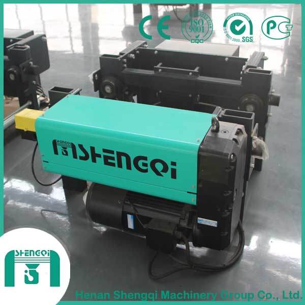 2016 Shengqi Europe Type-Low Headroom Wire Rope Electric Hoist