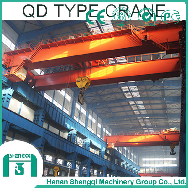 China 
                50 Ton Qd Type Double Girder Overhead Crane
             supplier