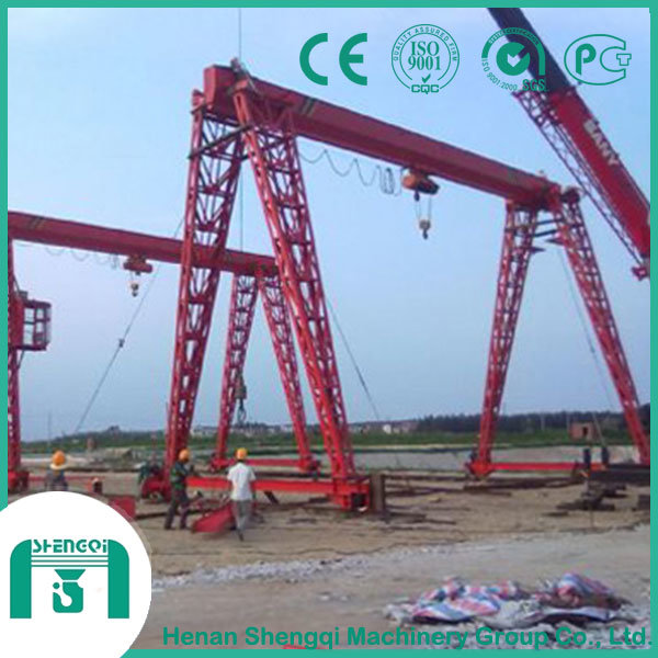 Construction Equipment Mh Type Single Girder Gantry Crane with Hook