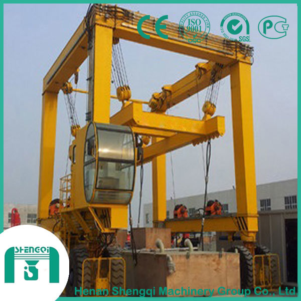 Container Gantry Crane-Rubber Tyre Gantry Crane for Container Lifting