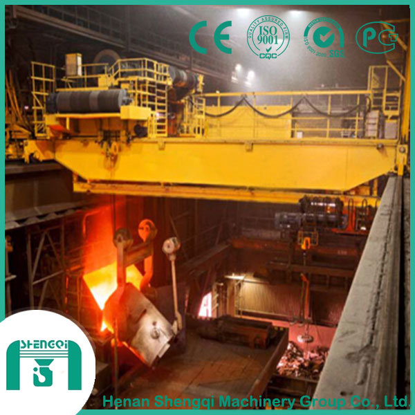 Double Girder Foundry Crane with Rotary Lifting Appliance