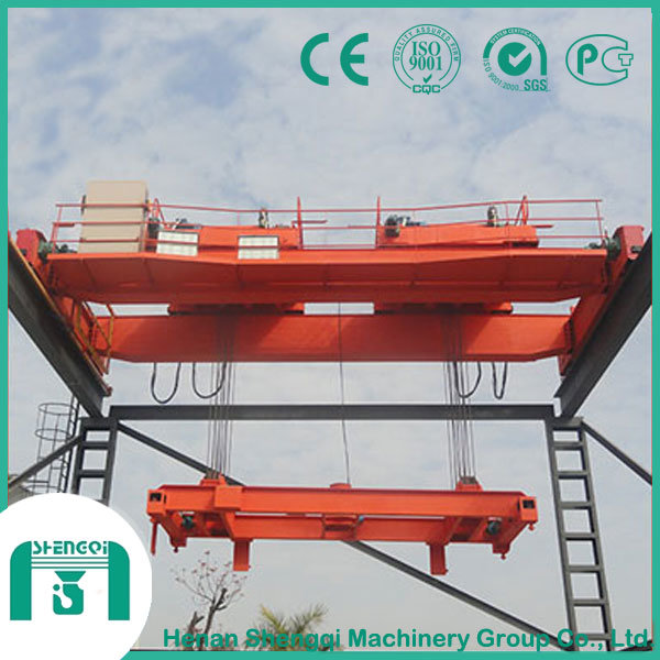 China 
                Double Girder Magnet Crane for Waste Warehouse
             supplier