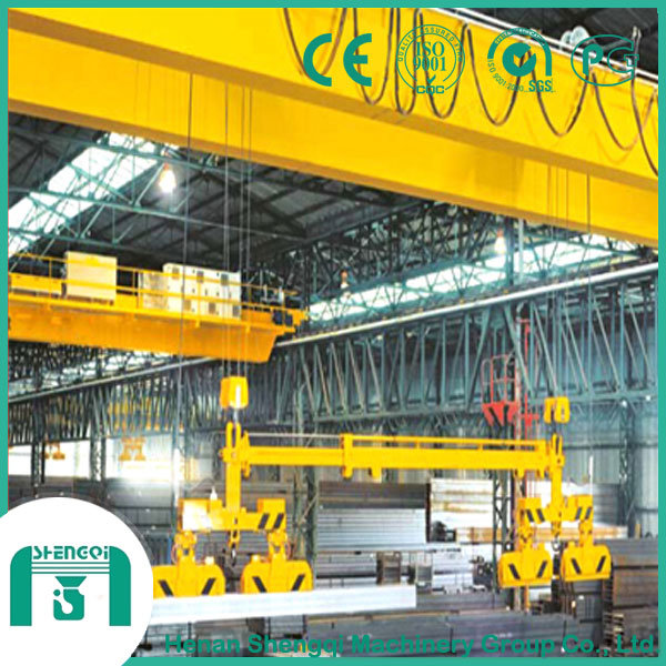 Double Girder Overhead Crane with Electromagnetic Carrier Beam