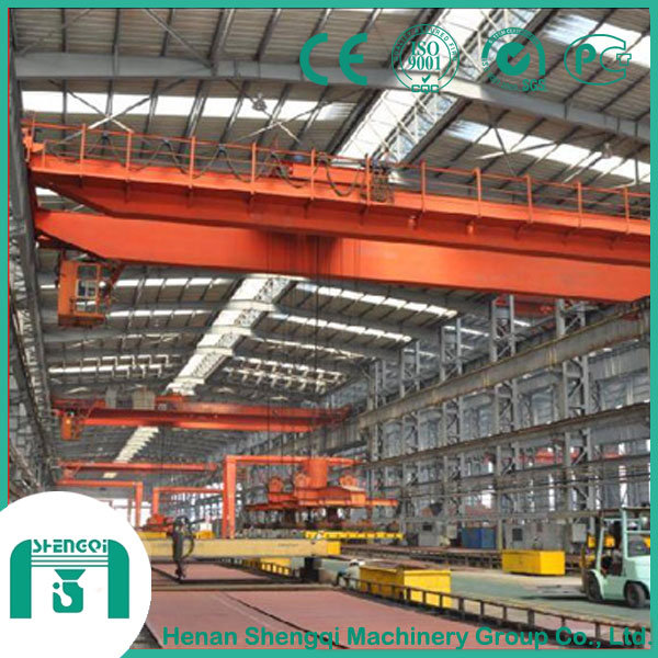 Electromagnetic Double Girder Overhead Crane with Carrier Beam in Parallel