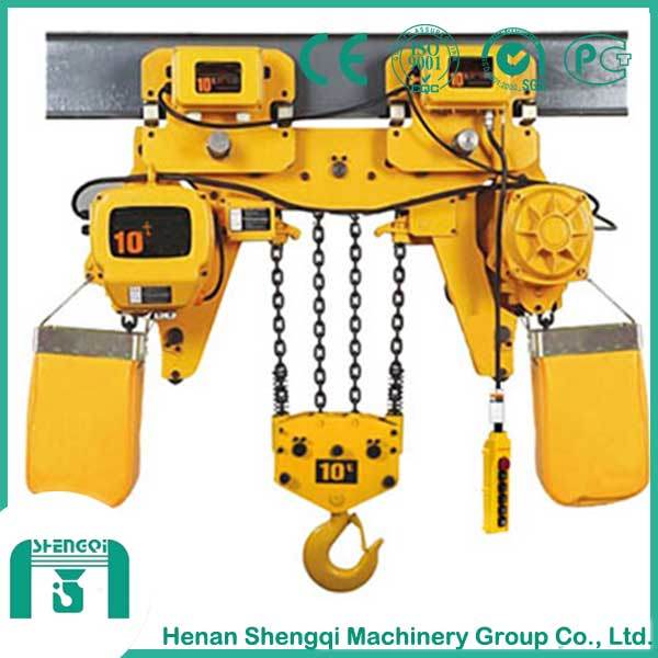 China 
                High Working Efficiency 10 Ton Electric Chain Hoist
             supplier