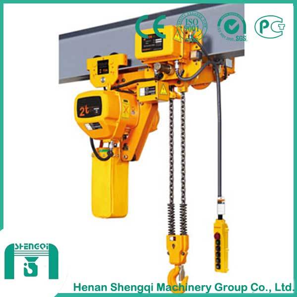 China 
                High Working Efficiency 2 Ton Electric Chain Hoist
             supplier