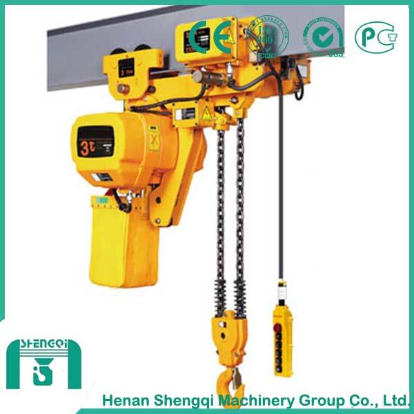 China 
                High Working Efficiency 3 Ton Electric Chain Hoist
             supplier
