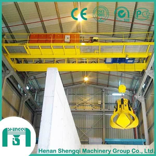 Hot Selling Qz Type Double Girder Overhead Crane with Grab