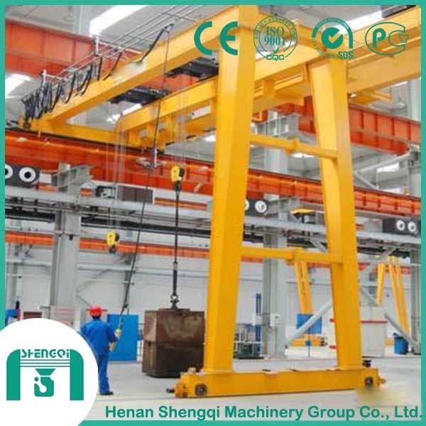 China 
                Indoor and Outdoor Machinery Double Girder Semi-Gantry Crane
             supplier