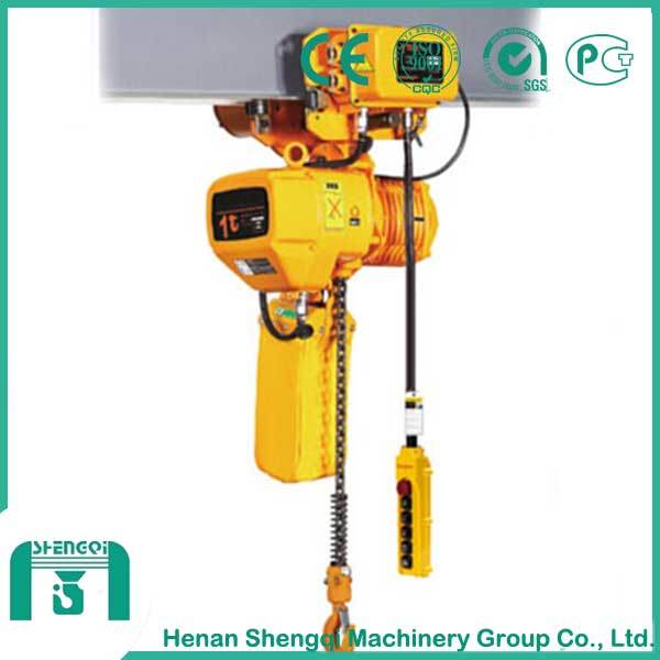 China 
                Long Working Life 1 Ton Electric Chain Hoist
             supplier