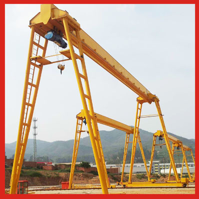 Mh Type Industry Application Electric Hoist Single Girder Gantry Crane