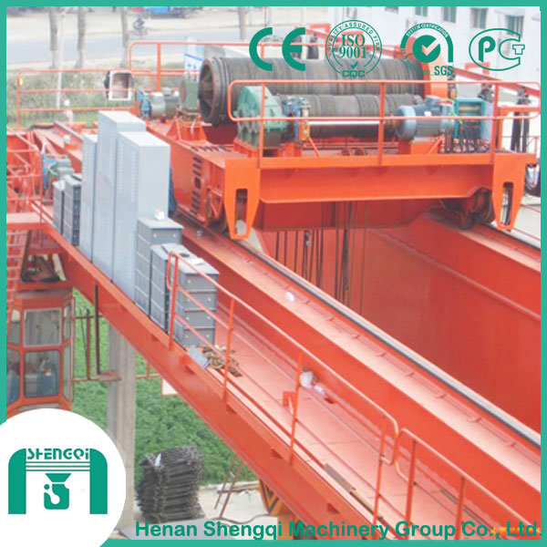 Open Winch Type Double Girder Overhead Traveling Crane in Heavy Duty Design