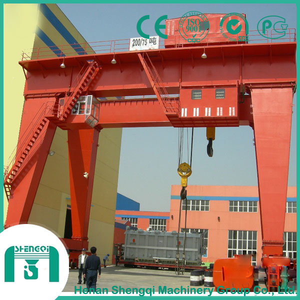 China 
                Outdoor Machine Double Girder Gantry Crane for Construction
             supplier