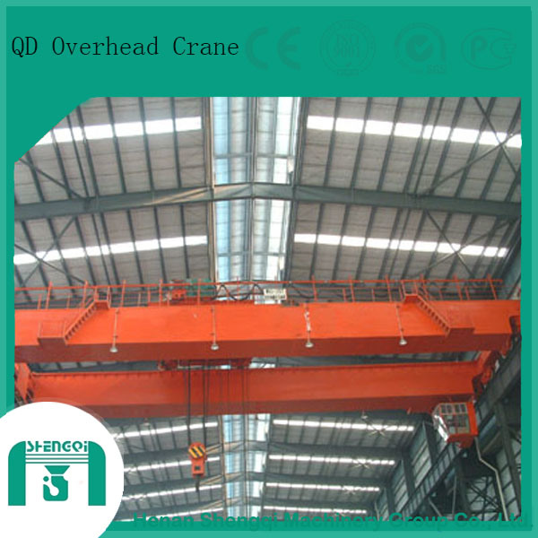 Qd Type Double Girder Overhead Crane with Inverter Speed Control