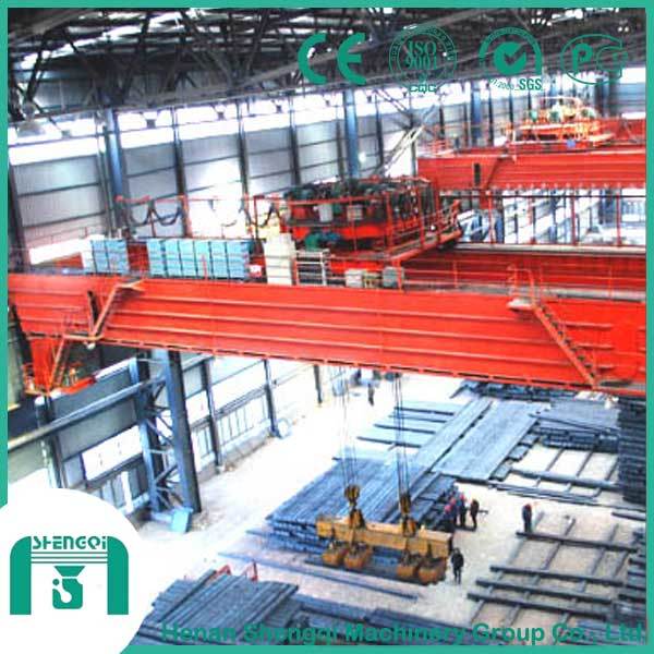 Qe (7.5+7.5) T Double Girder Electromagnetic Bridge Crane